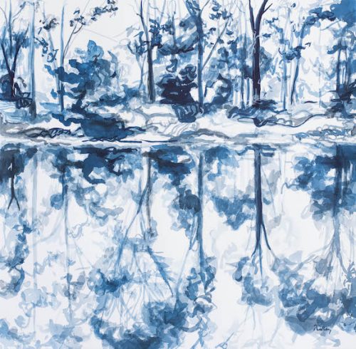 Cathedral en Plein Air II by artist Robyn Pedley @bobbiepgallery