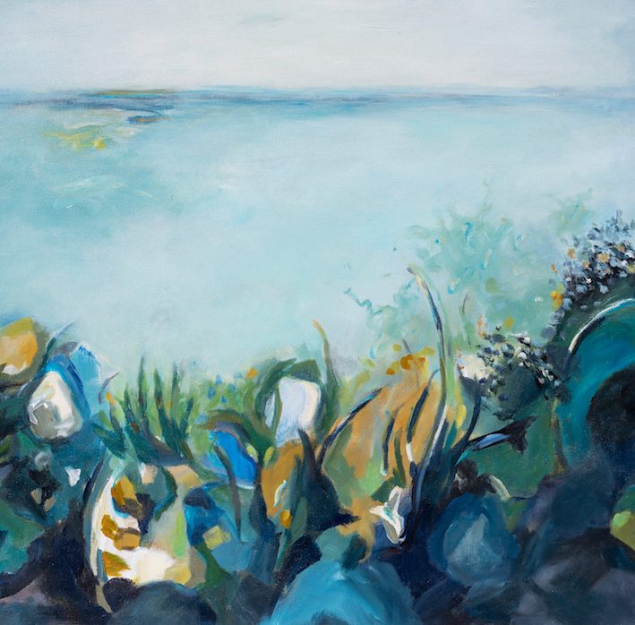 Ocean Garden - Signed Fine Art Print - Robyn Pedley. Print Size 33.5 x 34cm Paper Size 40 x 40cm Fine art reproduction printed on Ilford 100% cotton rag  Museum grade fine art paper signed by the artist.